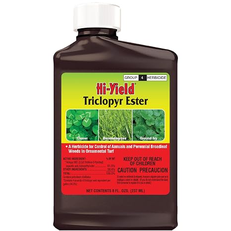 Hi-Yield (35261) Triclopyr Ester, 8 oz | Triclopyr ester concentrate - Kills woody plants, vines & brush in non-crop areas, 8 oz - Property owners