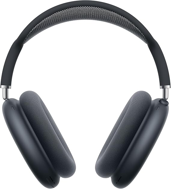Apple AirPods Max Wireless Over-Ear Headphones, Pro-Level Active Noise Cancellation, Transparency Mode, Personalised Spatial Audio, USB-C Charging, Bluetooth Headphones for iPhone, Midnight ​​​​​​​