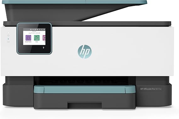 HP OfficeJet Pro 9015e Colour Inkjet All-in-One Printer - 6 Months Instant Ink Included (A4 Copy Duplex Scan Duplex Document Feeder 250-Sheet High Capacity Tray)
