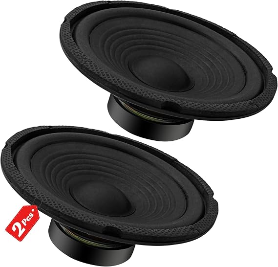5 CORE Car Subwoofer 6 Inch Pair 300W High Powered Vehicle Component Pro Audio Speaker System 4 Ohm 8 Oz Magnet w/High-Temperature CCAW Voice Coil - WF 672 2 PCS