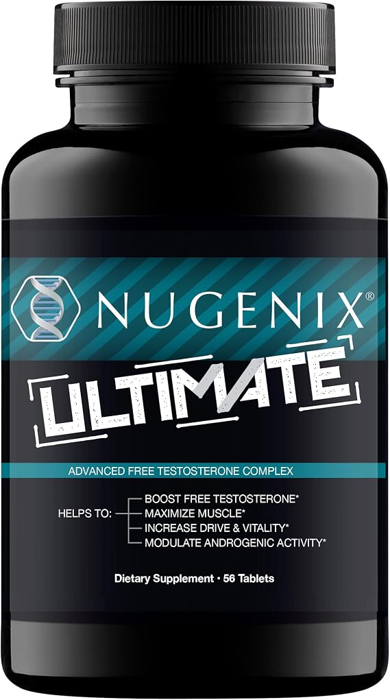Nugenix Ultimate - Powerful Free Testosterone Booster for Men - 56 Count