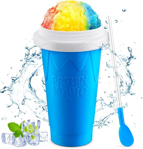 LEEVOT Frozen Magic Slushy Maker Cup - DIY Slushie Cup with Slushie Syrups - Ultimate Slushy Maker Cup for Delicious Homemade Slushies!(350ml)