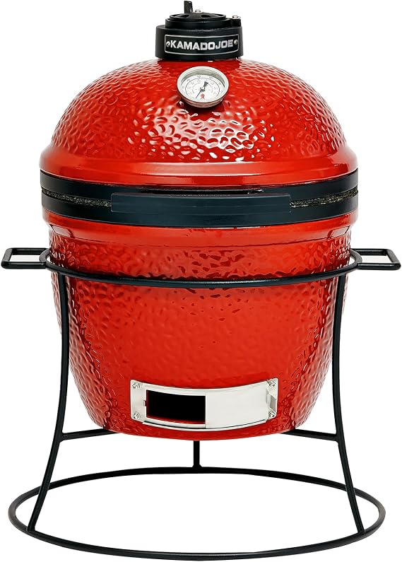 Kamado Joe KJ13RH Joe Jr Charcoal Grill, Blaze Red