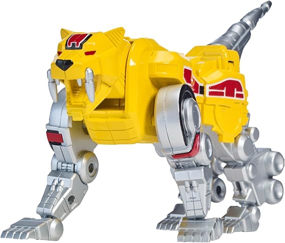 Power Rangers Mighty Morphin Sabertooth Tiger Zord Action Figure, Sabretooth Tiger Zord