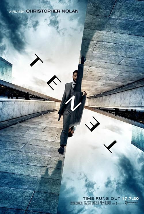 Movie Poster TENET 2 Sided ORIGINAL Advance 27x40 JOHN DAVID WASHINGTON CHRISTOPHER NOLAN