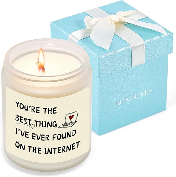 Anniversary Valentines Gifts, Valentine's Day Candle Gifts for Women Men, Romantic Gift for Wife Husband Girlfriend Boyfriend Best Friend Birthday Presents