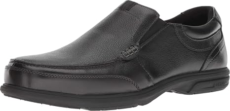 Florsheim Work Loedin Slip-On Men's Oxford, 7 D(M) US, Black