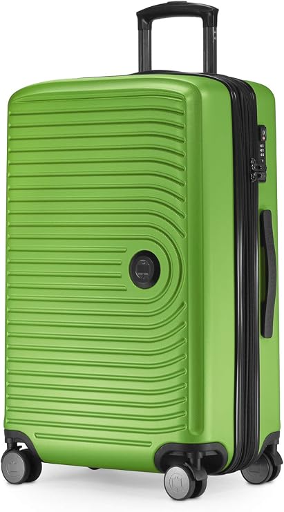 Hauptstadtkoffer Mitte - Medium-Sized Hard-Shell Suitcase, TSA, 4 Wheels, Check-in Luggage with 8 cm Volume Expansion, 68 cm, 88 L, Apple Green
