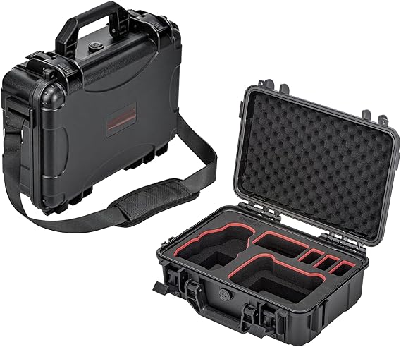Waterproof Hard Case Fit for DJI Lito 1/Lito X1 Fly More Combo Accessories, Carry Case Storage Box for Store Lito X1/1 Camera, RC N3/N2 Controller, 6 Batteries & Charging Hub