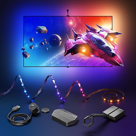 Nanoleaf 4D V2 TV LED Backlight, Smart Addressable Gradient Light Strip