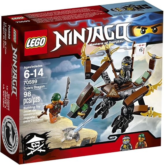 LEGO Ninjago Cole's Dragon 70599 Building Kit (98 Piece)