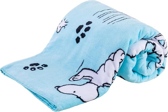 Berkshire Peanuts Snoopy Beach Towel 100% Cotton Pool & Beach Towel, Absorbent, Quick-Drying & Sand-Free, 36'' 72'', Poses and Paws