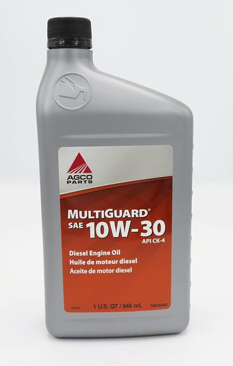 79036582 Agco MultiGuard SAE 10W-30 API CK-4 1 Quart