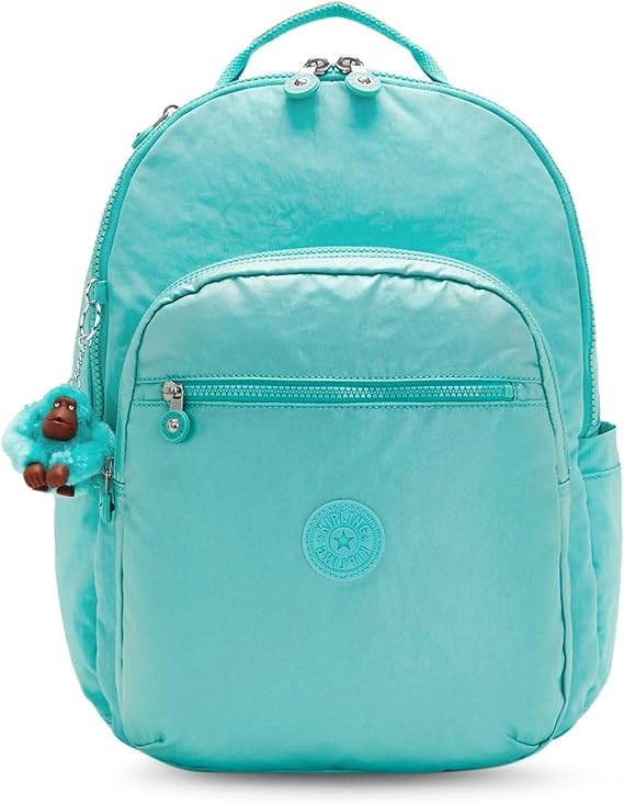 Kipling Women's Seoul 15" Laptop Backpack, Durable, Roomy with Padded Shoulder Straps, Built-In Protective Sleeve