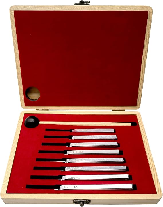 8 Packs Tuning Fork Set With Striking Hammers