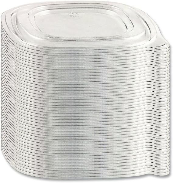 Anchor Packaging 4308115 Crystal Classics Lids, 8.13 X 8.13 X 0.34, Clear, Plastic, 150/carton