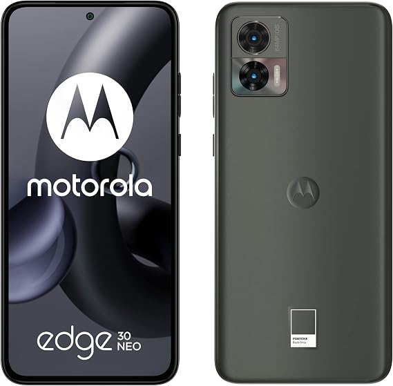 Motorola Moto Edge 30 Neo 6.28" OLED 120 Hz Display, 64 MP OIS Camera System, Dolby Atmos®, 68W TurboPower Charger, Wireless Charging, Snapdragon® 695 Processor 5G Chipset, 8/128GB, Dual SIM, Black