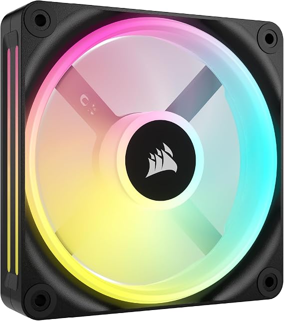 CORSAIR iCUE LINK QX120 RGB Expansion Kit 120mm PWM RGB PC Case Fan 1 Fan, iCUE LINK Connector Included CO-9051001-WW