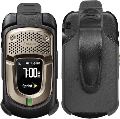HOL-KYODURAXT for Sprint Kyocera DuraXT E4277 Swivel Belt Clip Holster - Black