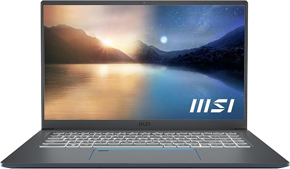 MSI Prestige 15 A11SCX-211 15.6 inch Intel Core i7-1185G7 1.2-4.8GHz/ 32GB (16G*2) DDR4/ 1TB NVMe SSD/GTX 1650 MAX-Q/ USB3.2/ Windows 10 PRO Laptop (Carbon Gray)