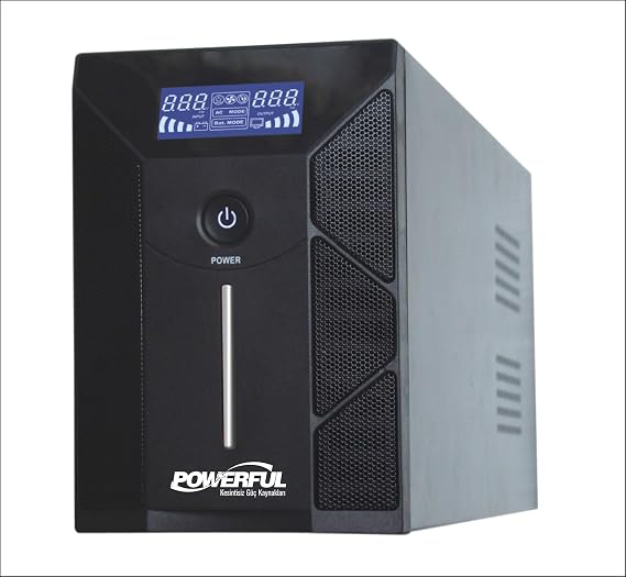 Powerful PLD-3000 3000VA 3KVA 1800W LCD Panel Line Interactive Ups Uninterruptible Power Supply (Gaming UPS)