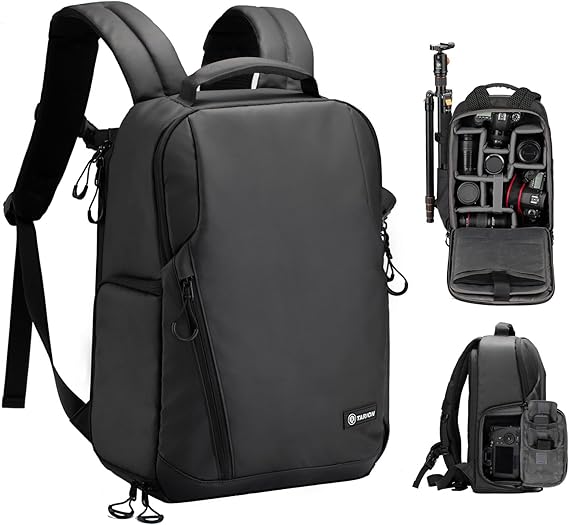 TARION Urban Camera Backpack for Photographers Compact 12.5L Black TRL