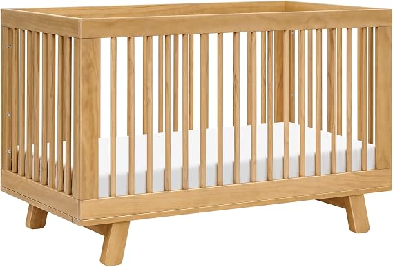 Babyletto Hudson 3-in-1 Convertible Baby Crib, Honey