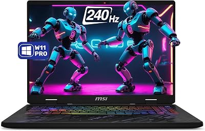 MSI Pulse 16 AI Gaming Laptop, Intel Ultra 9-185H, 64 GB DDR5 RAM, 2 TB PCIe SSD, 16 QHD 2560x1600, Nvidia G-Force RTX 4070, W11 Pro