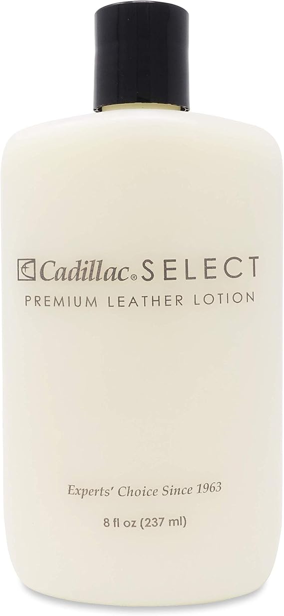 Cadillac Select Leather Lotion Cleaner & Conditioner | For Handbags, Sofas, Jackets, Furniture & Purses