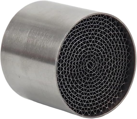 Tail Throat 35mm 42mm 45mm 48mm 50mm 53mm Front Mid End Exhaust Catalyst Baffle Motorcycle Auto Ca Silencer Noise Sound Eliminator Car Tailpipe(35mm)