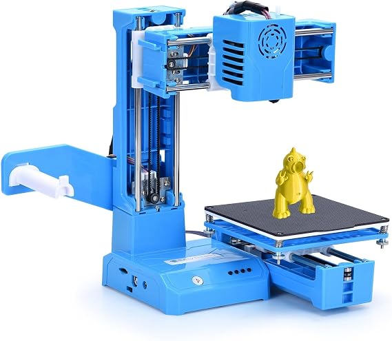 3D Printer, Mini Printer, 3D Printer, Main Unit, Easy Assembly, High Precision, Silent Shaping, Compatible with Multiple Color Modeling, Printing Machine, 3.9 x 3.9 x 3.9 inches 100 x 100 x 100 mm | 組立簡単, 高速高精度, 静音造形, 多色造形対応, 子供・初心者・学生教育向け