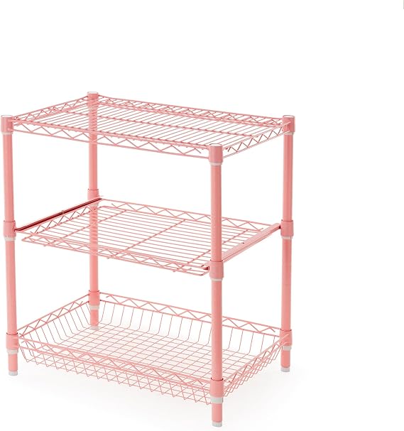 DormCo Suprima Double Height Fridge Stand - Pink