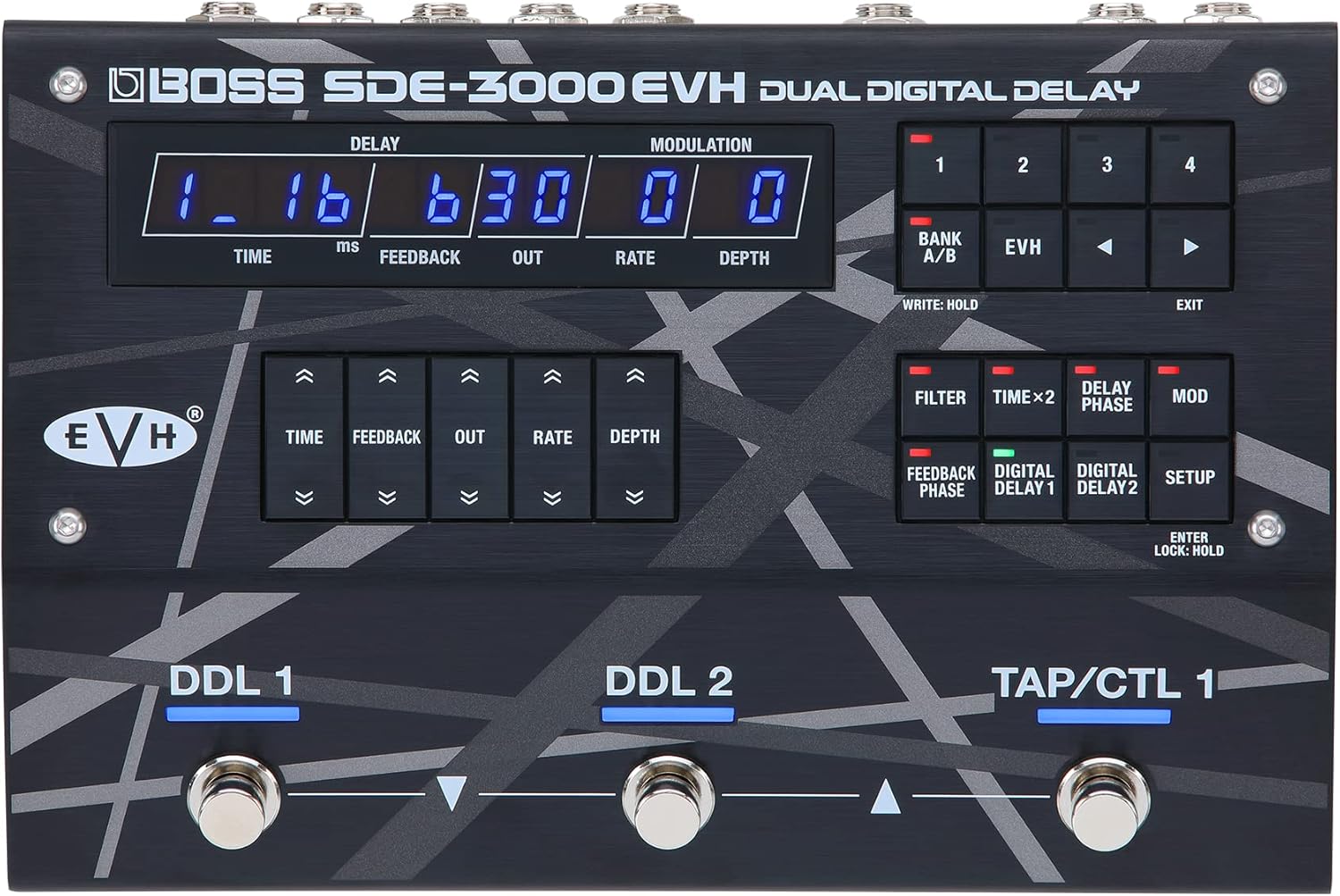 Boss Dual Digital Delay Pedal SDE-3000EVH