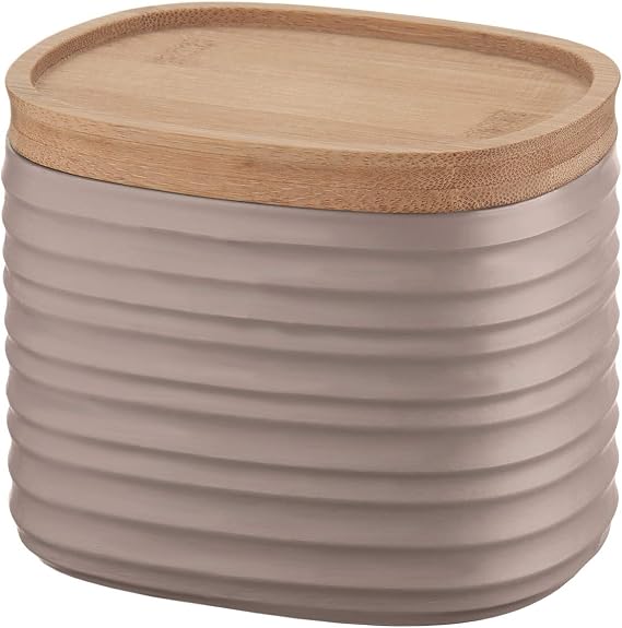 Guzzini 181801158 Guccini S Storage Jar with Lid Tierra Taupe