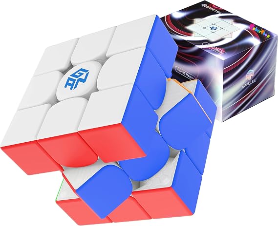 CuberShop GAN 15 MagLev Frosted, 2024 GANa Flagship New Premium Luxury GAN 15 M Pro 3x3 MagLev Magnetic Speed Cube, Stable & Fast Magic Cube Puzzle (GAN15 MagLev Frosted, Matte + Primary Internal)