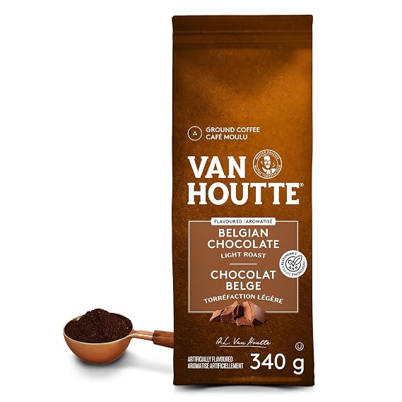 Van Houtte Belgian Chocolate Light Roast Ground, 340g/12 oz