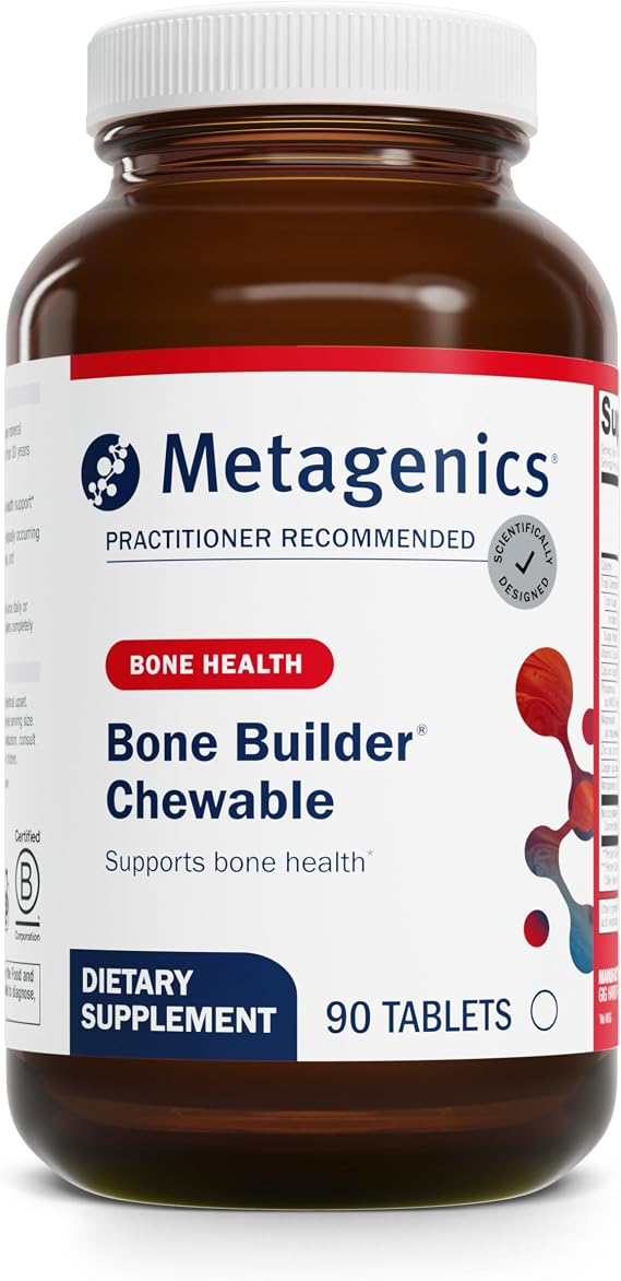 Metagenics Bone Builder MCHC Chewable Calcium Supplement, 90 Tablets