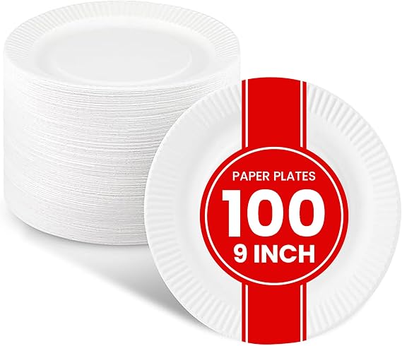 Bulk Paper Plates (100)