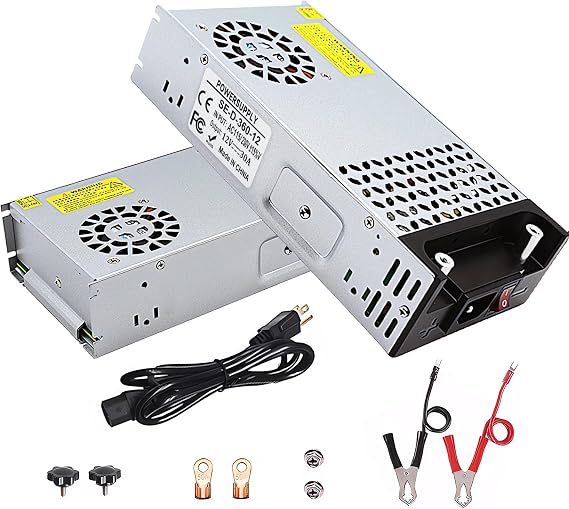 120V AC to 12V DC Converter,110V to 12V 30A 360W Power Supply