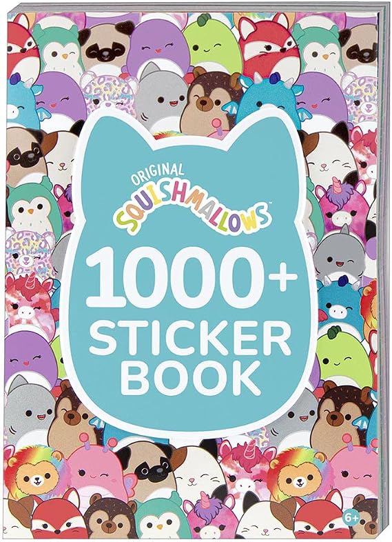 Squishmallows 1000+ Sticker Book