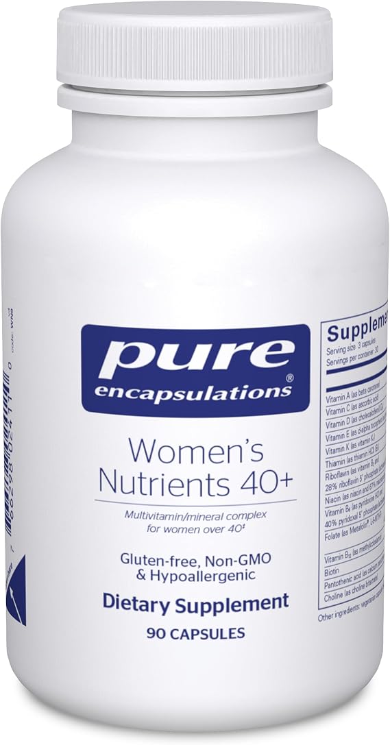 Pure Encapsulations Women's Nutrients 40+, 90 Capsules