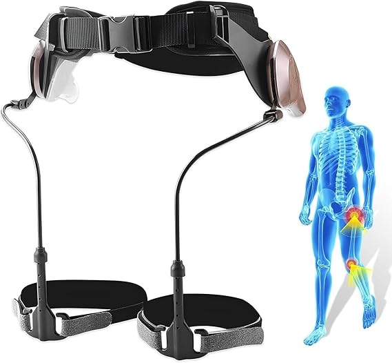 Exoskeleton Ergonomic Power Walking Aid, Lightweight Bionic Body Aids, Leg Lift and Climbing Support, Assists 50% Mobility for Elderly and Limited Mobility
