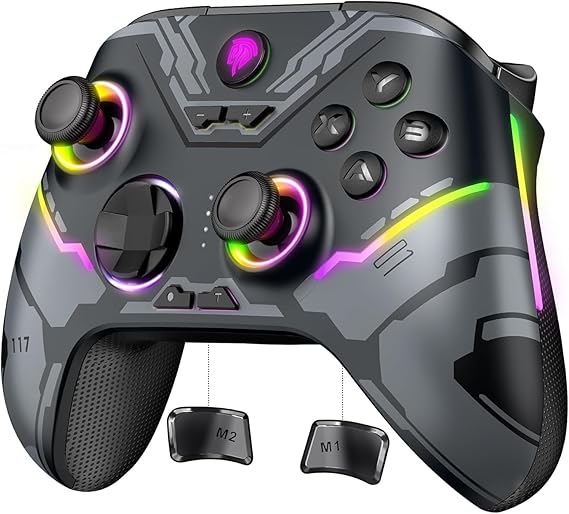 AL-NS2286 RGB Kablosuz Joystick Wireless Oyun Kolu PC/Switch/IOS/Android İçin Oyun Kolu Nintendo Swich Uyumlu Pc Laptop