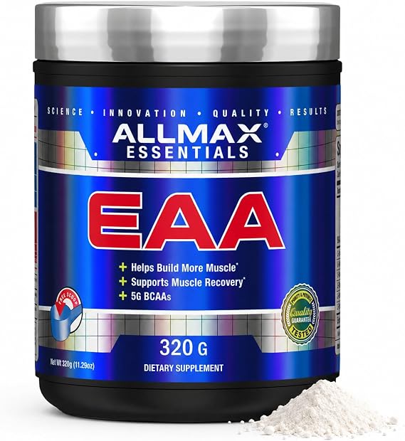 ALLMAX EAA Powder, Unflavored, 320 g, 30 Servings