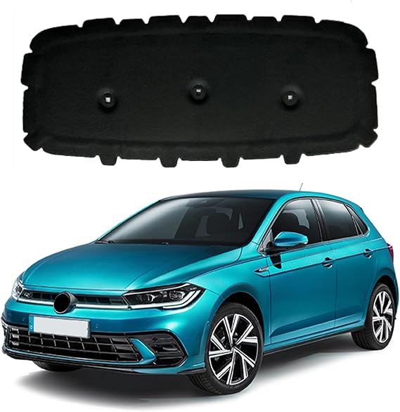 Cotton Engine Bay Heat Shield & Sound for Volkswagen Polo 20 OE:2G0863831,Fireproof Acoustic, Insulation Cotton Car Hood Liner Pad