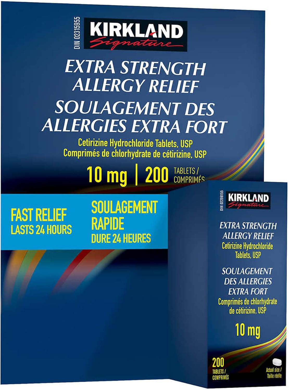 Kirkland Signature Extra Strength Allergy Relief, 200 Tablets