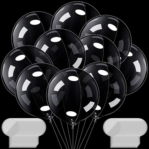 100 Pcs Bobo Balloons 24 Inch Bubble Clear Balloons for Stuffing Helium/air Transparent Large Pre Stretched Bubble Bobo Balloon for Wedding Birthday Anniversary Party Decoration