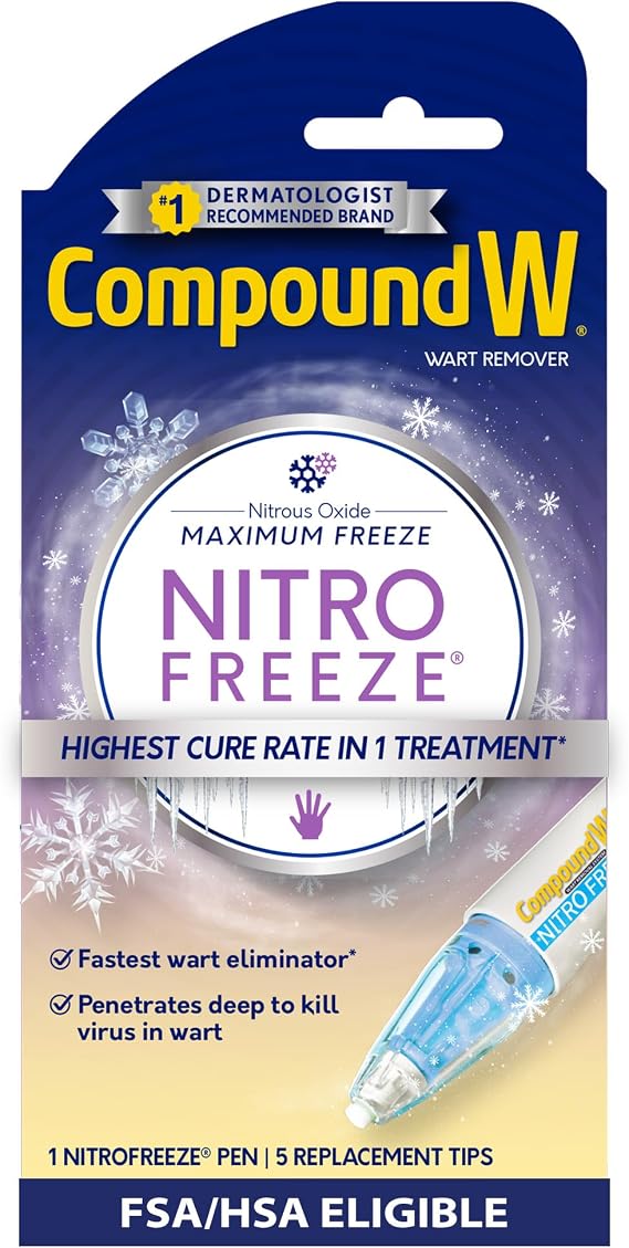 Compound W Nitro Freeze Wart Remover, 1 Pen with 5 Applications