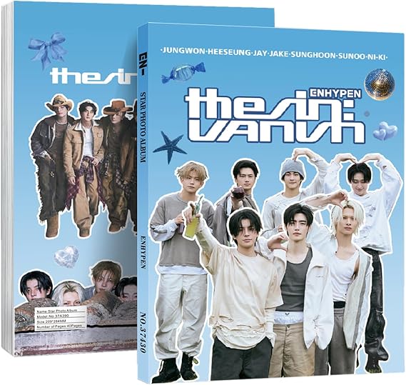 KPOPBP KPOP Albums Photo Book 40 Sheets Album Collection, Gift Merchandise for ENGENE Boys and Girls