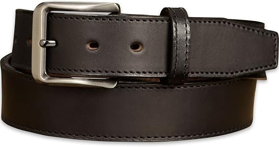 Bullhide Belts Mens Leather Belt for Work, Casual, Dress, 1.50" Wide